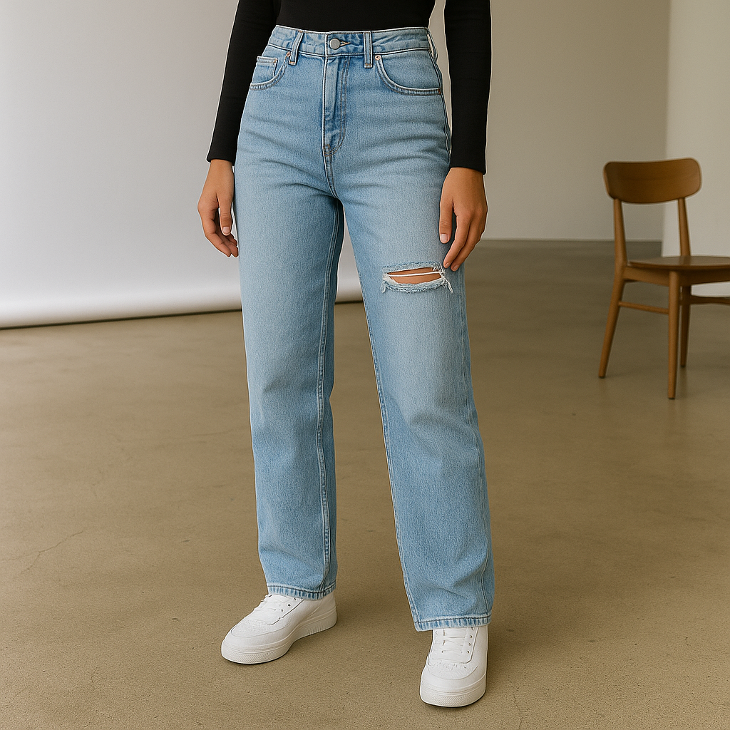 Mina | Casual Jeans with Hole